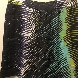 Ann Taylor Loft Size Mini Skirt-Multi Color